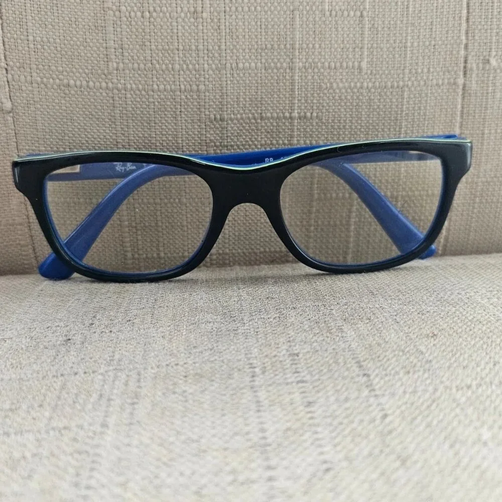 Ray-Ban Youth Kids Glasses Frame Eyewear Black/Blue Tone Eyeglasses RB1536